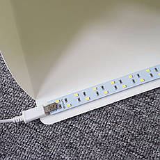 Photobox – лайтбокс з LED підсвічуванням для предметної зйомки 40см, фото 5