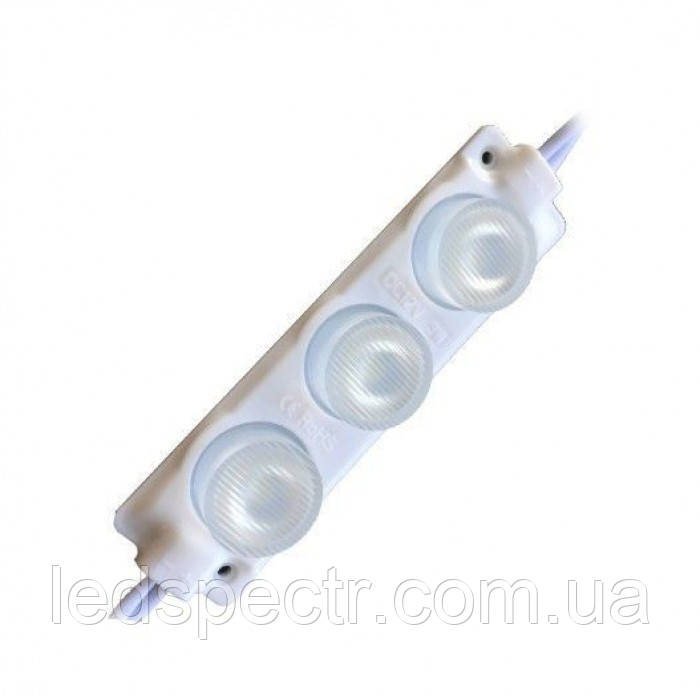 Світлодіодний модуль із лінзою Biom 12 V 3 W 3 LED IP65 холодний білий