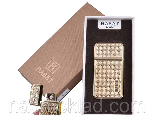 USB запальничка в подарунковій упаковці "Hasat" (Двостороння спіраль розжарювання), фото 1