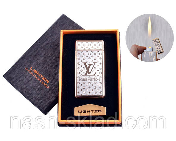 USB + газова запальничка в подарунковій упаковці "Louis Vuitton", фото 1