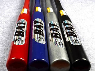 Алюмінієва бейсбольна біта BAT 80см, посилена, фото 4