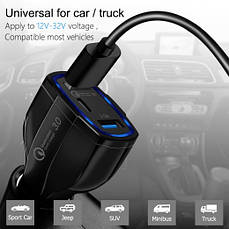 Автомобільний зарядний пристрій Quick Charge 3.0 SY-KC368, фото 3