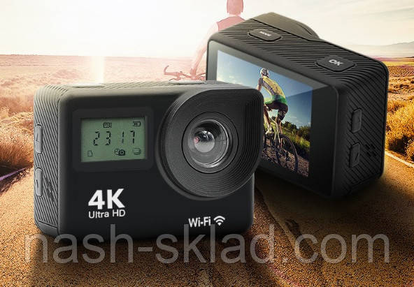 Екшн камера S8 - Full HD 4K Wi-Fi з пультом ДУ