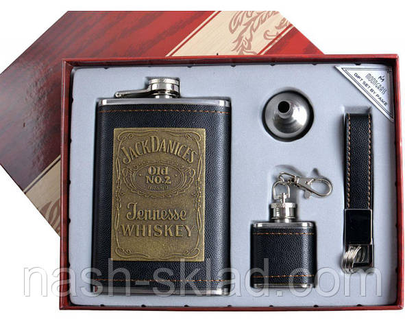 Подарунковий набір Фляга Jack Daniels, фото 1