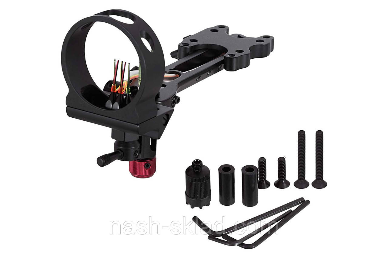 Пятипиновый приціл для блочних луків - якість, легкість, міцність, нічого зайвого