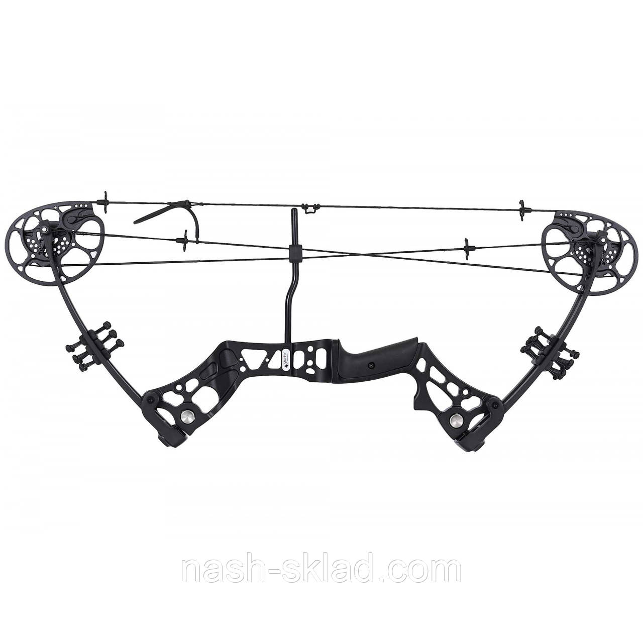 Блочний Лук BLACK, ергономічний, легкий і добре збалансований, багата комплектація