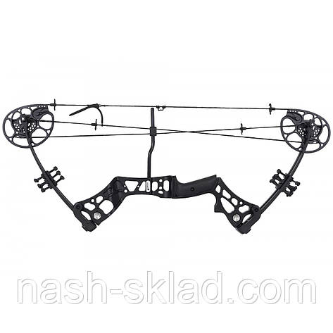 Блочний Лук BLACK, ергономічний, легкий і добре збалансований, багата комплектація, фото 1