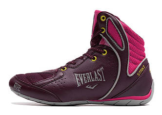 Боксерки Everlast Strike (ELW-124G) Bordo/Pink 36