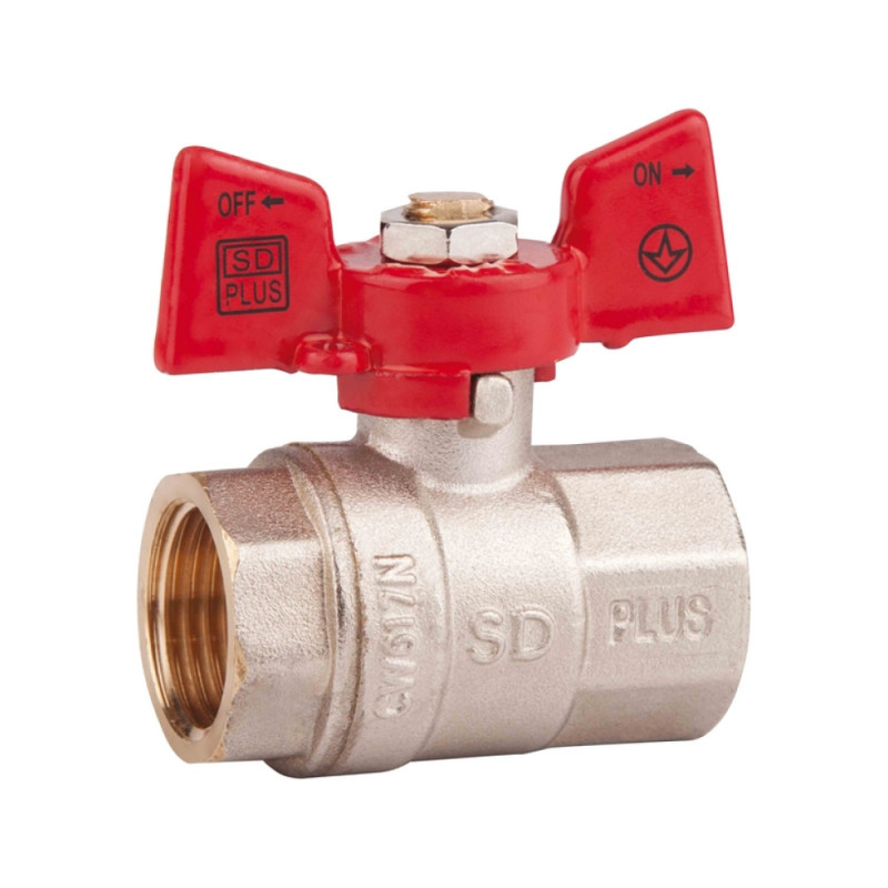 Кран кульовий різьбовий SD Plus 3/4"