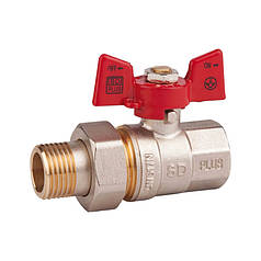 Кран кульовий американка SD Plus 1/2"