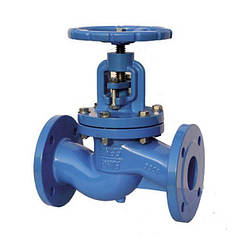 Вентиль запірний фланцевий чавунний, Ду 25 / тарілка-нж сталь / PN16