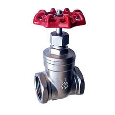 Засувка клинова муфтова нержавіюча Ду 40 / клин-нж сталь 304 / PN 16