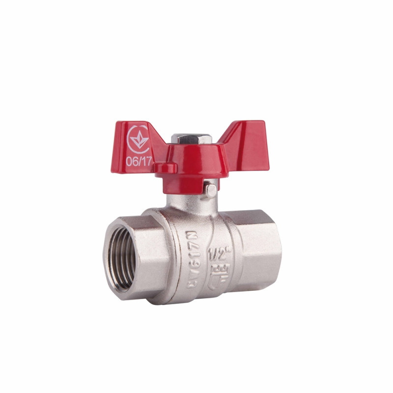 Кран кульовий різьбовий SD Forte 3/4" ВР для води (метелик)