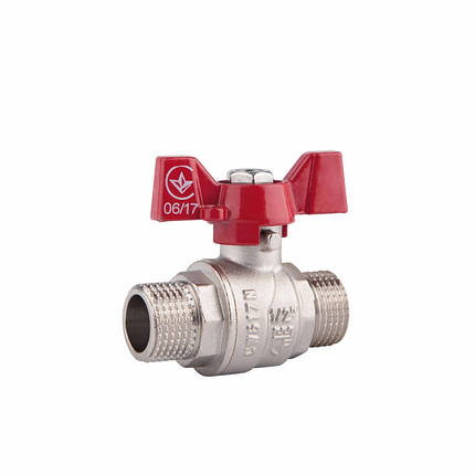 Кран кульовий різьбовий SD Forte 1/2" НР для води (метелик), фото 1