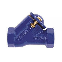 Зворотний клапан кульовий муфтовий чавунний, Ду 40 / куля-сталь + NBR / PN16