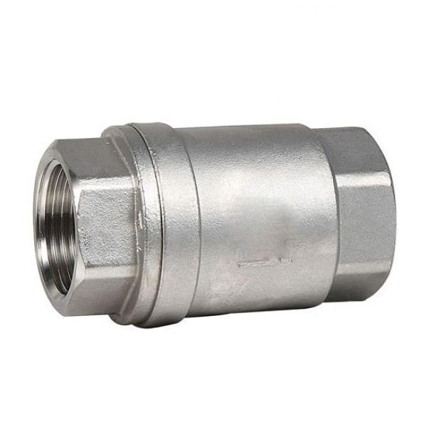 Зворотний клапан нержавіючий муфтовий, Ду 50 / тарілка-нж / PTFE / PN16