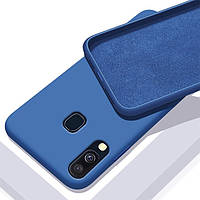 Silicone case Samsung Galaxy A40 A405 (с микрофиброй) (Самсунг Галакси А40)