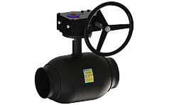 Кран кульовий сталевий 11с337п Ду125/125