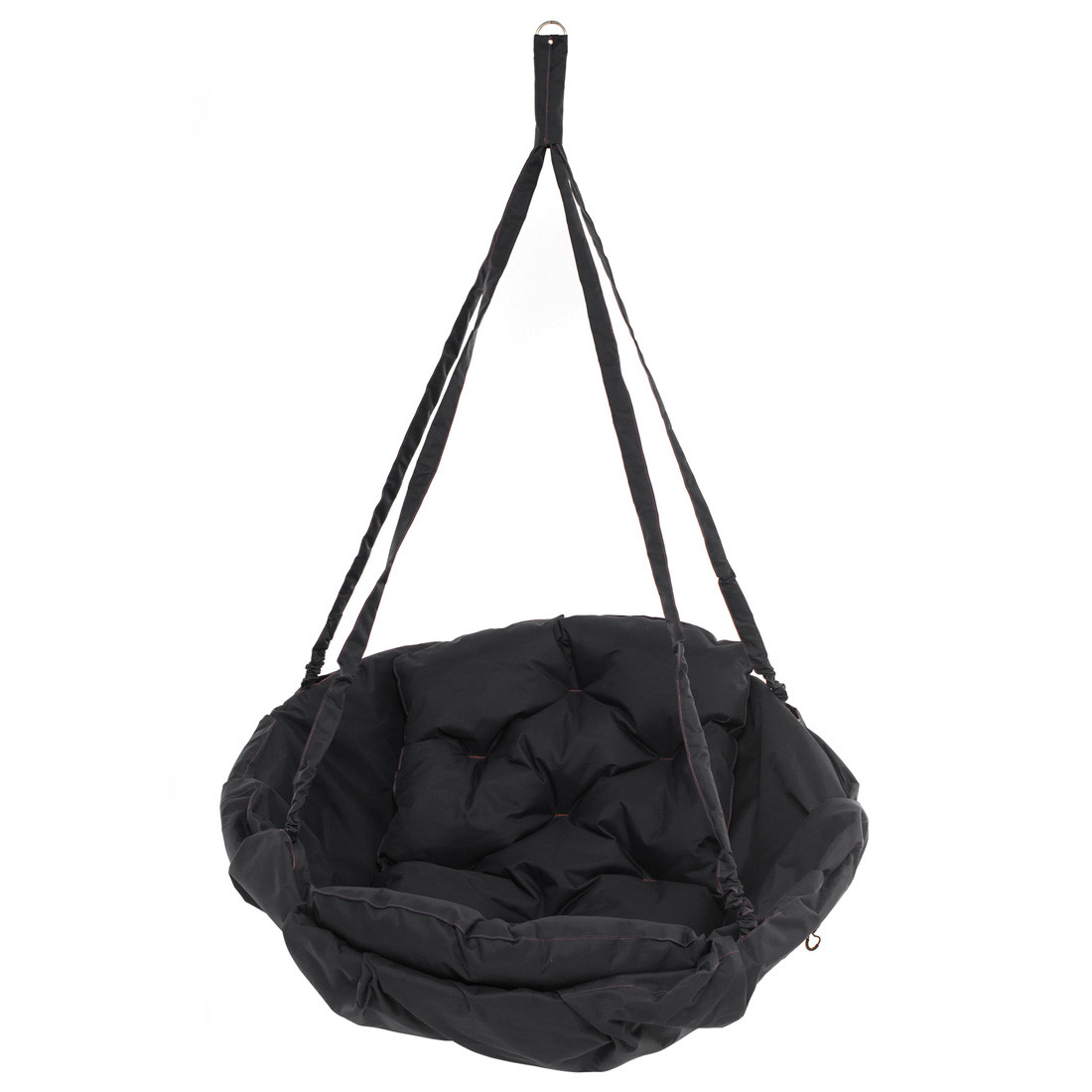 Крісло-гамак 120 кг 96 см Чорне, фото 1