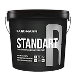 Структурна фасадна фарба FARBMANN STANDART R (ФАРБМЕН СТАНДАРТ Р) 9л біла, фото 3