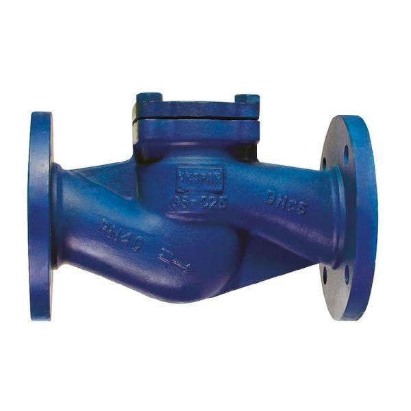 Зворотний підйомний фланцевий клапан сталевий, Ду 100 / тарілка-нж сталь / PN40