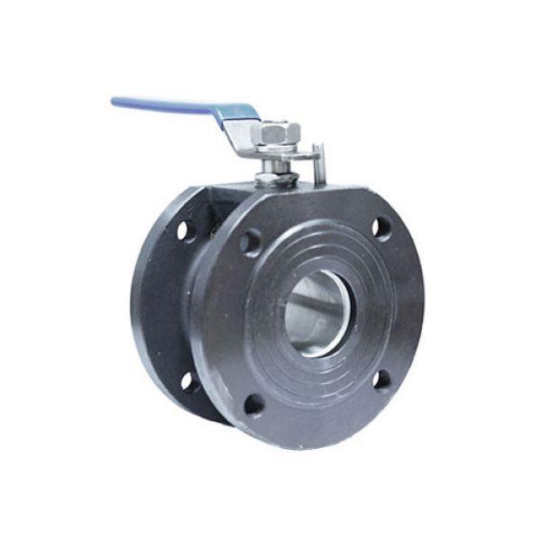 Кран кульовий сталевий фланцевий, Ду 80 / куля-нж сталь 304 / PTFE / PN16