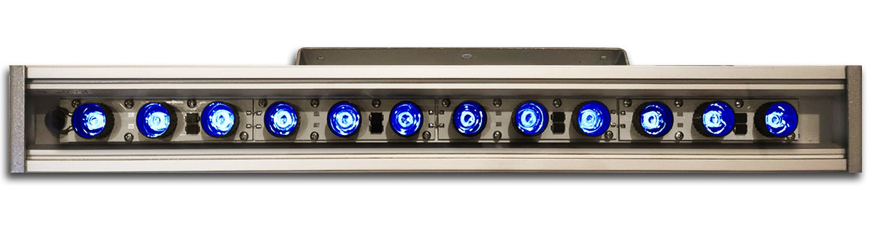 Лінійний світильник 36W 530мм IP67 Wall washer синій