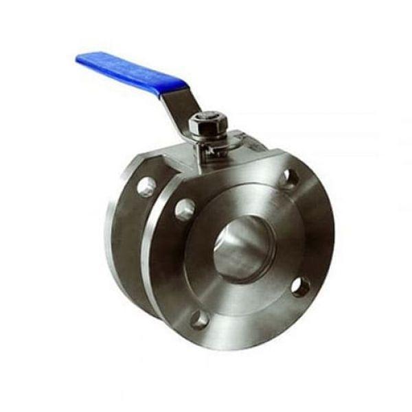 Кран нержавіючий кульовий фланцевий, Ду 50 / куля-нж сталь 304 / PTFE / PN16