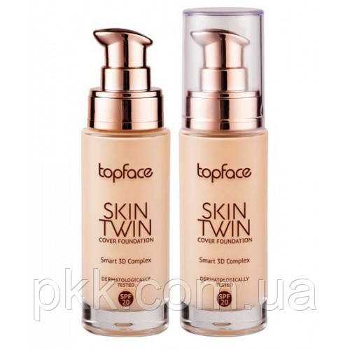 Тональна основа TopFace Skin Twin Cover Foundation SPF20 № 01