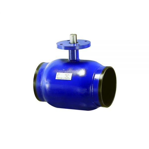 Кран кульовий приварний сталевий неполнопроходной, Ду 50 / куля-нж сталь 304 / PTFE / PN40