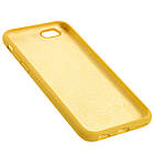 Чохол Silicone Case Full для iPhone SE2 /SE 2020 Yellow, фото 5