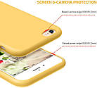 Чохол Silicone Case Full для iPhone SE2 /SE 2020 Yellow, фото 4