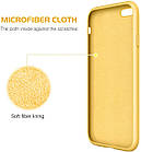 Чохол Silicone Case Full для iPhone SE2 /SE 2020 Yellow, фото 3