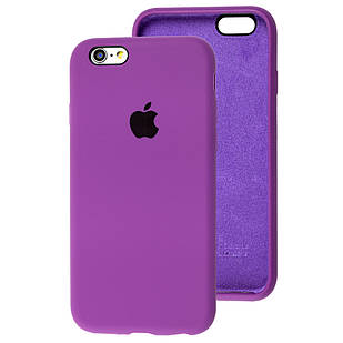 Чохол Silicone Case full для iPhone 6/6S Grape