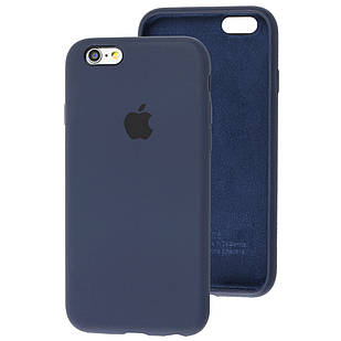 Чохол Silicone Case full для iPhone 6/6S Navy Blue