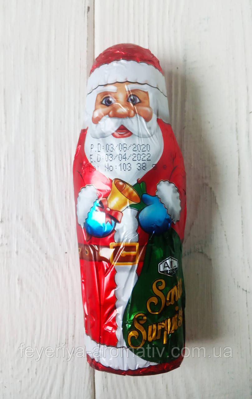 Шоколадний Дід Mороз з подарунком ANL choco Santa Surprise, 38гр (Туреччина)