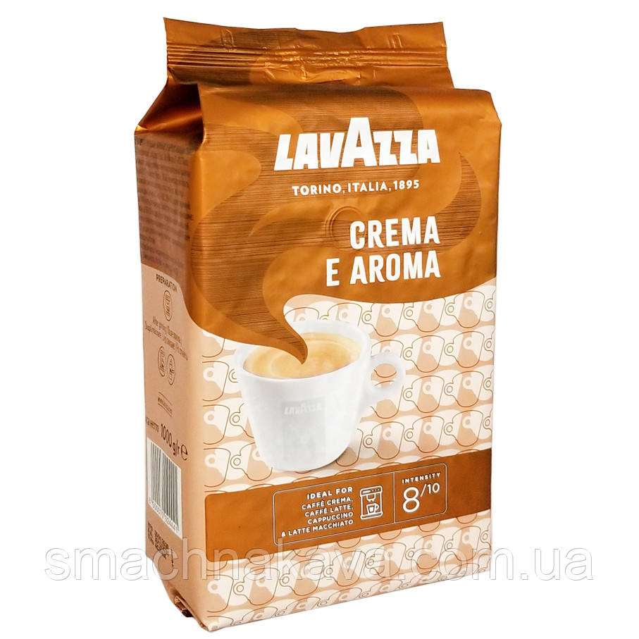 Кава в зернах Lavazza Crema e Aroma 1 кг оригінал Італія