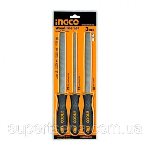 Набір напилків 200 мм INGCO HKTFW0308 INDUSTRIAL