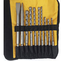 Набір свердел і зубил SDS-plus 10 шт. INGCO AKD2101