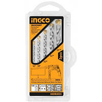 Набір свердел по бетону 5шт. INGCO AKDB3055