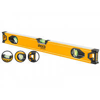 Будівельний алюмінієвий рівень 50 см INGCO HSL08050 INDUSTRIAL