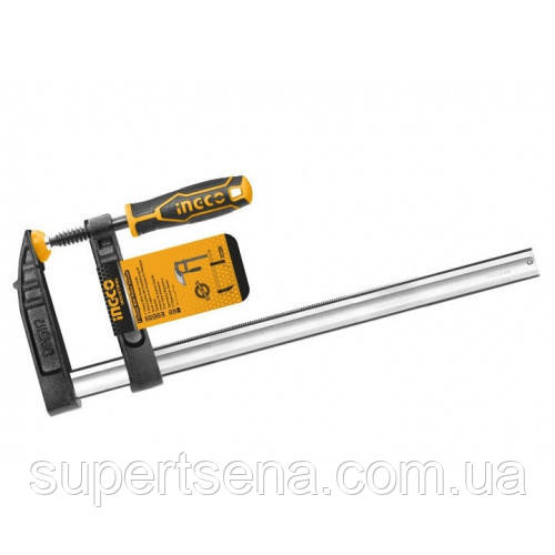 Струбцина столярна 80х300мм INGCO HFC020802 INDUSTRIAL