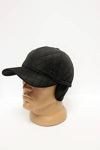 Молодіжна бейсболка стьобанка чорна Зима