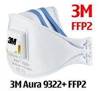 Антивірусний респіратор 3M AURA 9322+ (ffp2)