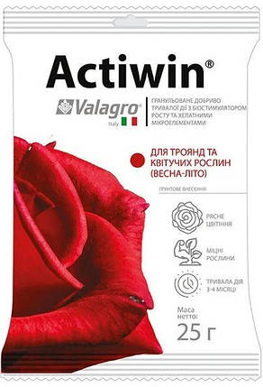 Добриво Actiwin для Троянд і квітучих рослин(весна-літо) 25 г, фото 2