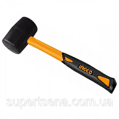 Молоток гумовий 450 гр INGCO HRUH8216