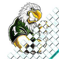 Термонаклейки на одяг Свій розмір і матеріали в асортименті] 10, 11.5, Середній