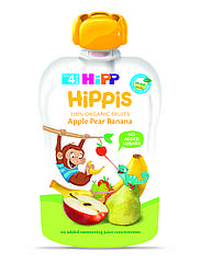 Пюре пауч Яблуко-Груша-Банан Hipp, 100г