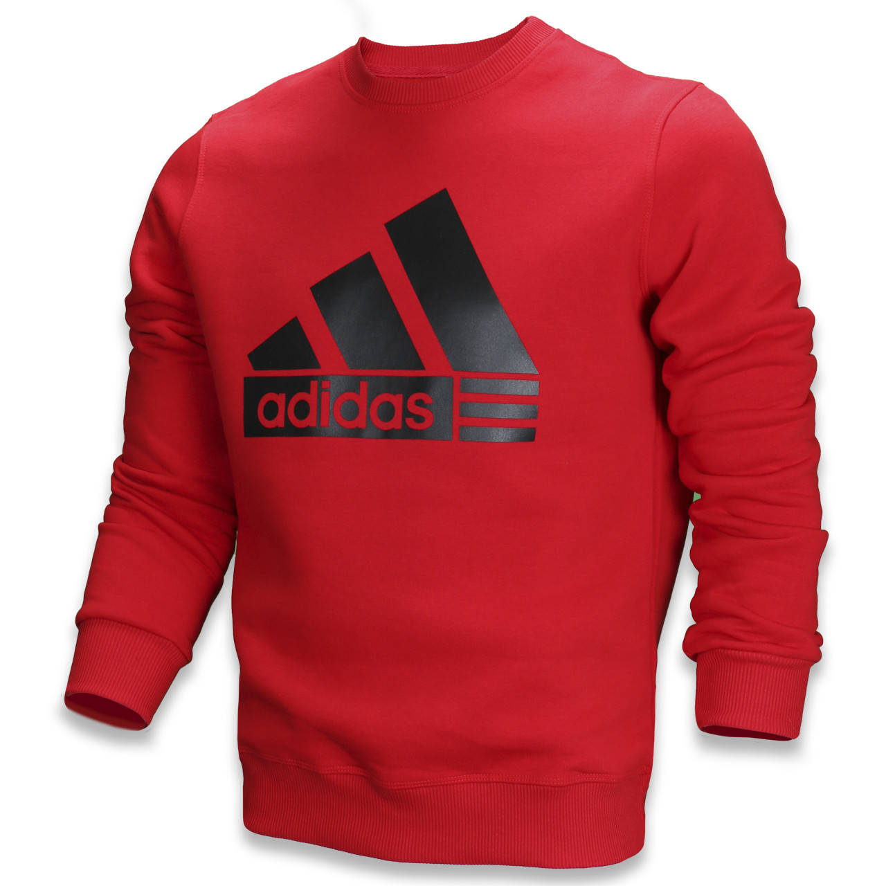 Світшот червоний ADIDAS з лого RED S(Р) 20-412-011