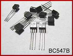 BC547B, транзистор, n-p-n.